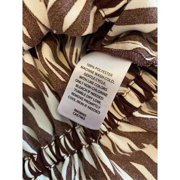 Open Edit Striped Blouse Balloon Sleeve Boat Neck Lightweight ￼ - Picture 7 of 11